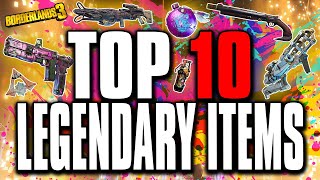 Borderlands 3  Top 10 Legendary Items [upl. by Oletta453]