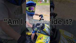 4yr old shreds a race 80cc 2 stroke LT80 He is ruined He doesn’t even want his YFZ now 2stroke [upl. by Inavoy535]