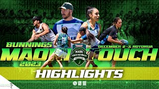 Highlights  Tāne Finals  Bunnings Māori Touch Nationals 2023 [upl. by Wey]