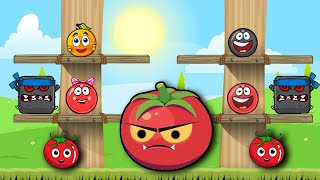 Red Ball 4 vs TOmato Ball vs Tomato Mini BOss [upl. by Raamaj]