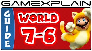 Super Mario 3D World  World 76 Green Stars amp Stamp Locations Guide amp Walkthrough [upl. by Jacklin]