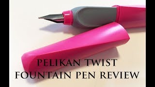 Pelikan Twist Fountain Pen Review [upl. by Annaerdna]