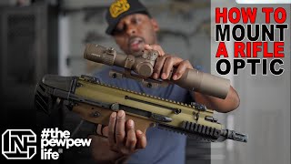 How To Mount A Rifle Optic For Dummies [upl. by Ashlin]