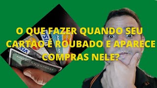 O que fazer no caso de cartão de crédito roubado furtado ou extraviado [upl. by Silyhp]