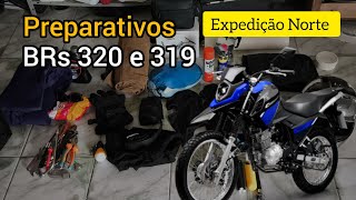 preparativos para encarar as BRs 230 e 319 de crosser 150 [upl. by Atsahs]