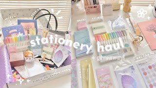 🍧 huge stationery haul  giveaway  stationery pal unboxing cute amp aesthetic items [upl. by Cordeelia587]