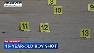 15yearold boy critically injured in South Side shooting Chicago police say [upl. by Oakie]