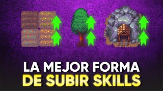 🔥 COMO SUBIR DE NIVEL FARMING  FORESTRY Y MINERIA  Pixels [upl. by Ardeth]