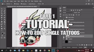 WWE 2K Games Tutorial How To Edit Single amp Sleeve Tattoos Part 1  Photoshop Read Description [upl. by Aryaz]