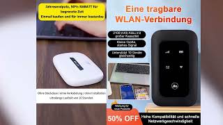 📶【Starkes Signal keine Verzögerung】Portables WLAN ist überall [upl. by Thorncombe]