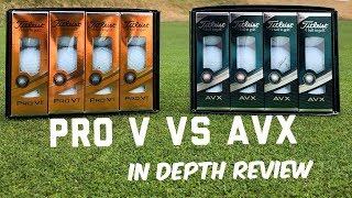 Titleist Pro V1 vs AVX which ball should you be using [upl. by Akedijn270]