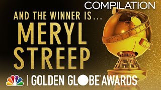 Meryl Streeps Acceptance Speeches  The Golden Globe Awards [upl. by Phox]