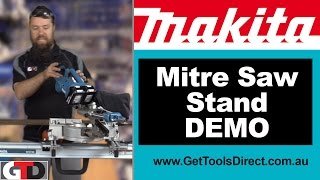 Makita Mitre Saw Stand amp The Makita 36v Slide Mitre Saw [upl. by Kannan]