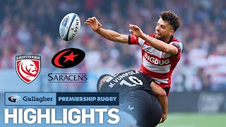 Gloucester v Saracens  HIGHLIGHTS  Playoffs on the Line  Gallagher Premiership 202122 [upl. by Emlin611]