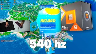 RYZEN 9 7900X3D  RTX 3060 ti  Fortnite Chapter 5 RELOAD Performance Mode [upl. by Yoho89]