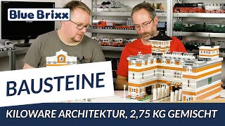 Kiloware Architektur 275 kg  BlueBrixx  mit Beispielmodellen [upl. by Lumpkin]