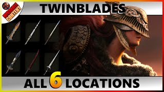 ELDEN RING All Twinblades Weapon Locations Elden Ring [upl. by Pellegrini]