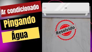 ar condicionado pingando água saiba como resolver nesta vídeo aula passo a passo [upl. by Godbeare556]