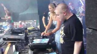 hQ ResQ vs Angerfist vs Korsakoff  Toxicator Open Air 040709 [upl. by Minda]