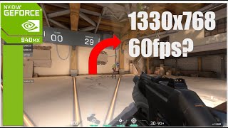 VALORANT 940MX  Resolution Comparison 1330x768 60fps [upl. by Fortuna]