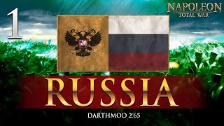 THE GREAT BEAR RISES Napoleon Total War Darthmod  Russia Campaign 1 [upl. by Sirod689]