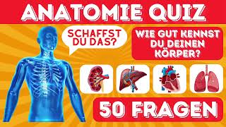 Wie gut kennst du deinen Körper  Das ultimative AnatomieQuiz 🧠🦴 [upl. by Daas693]