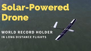 Sunbirds SolarPowered Drone World Record  English Channel Crossing [upl. by Orelee412]