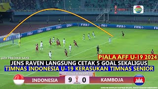 🔴 LIVE TV NASIONAL ● TIMNAS INDONESIA U19 VS KAMBOJA ● PIALA AFF U19 2024 ● Ilustrasi Video amp Skor [upl. by Nuahsyar]