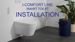 How to install the IComfort Line toilet [upl. by Esinert]