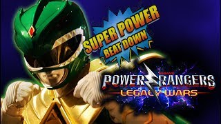 Power Rangers Legacy Wars  GREEN RANGER V2 Tommy Beat Down BROKEN [upl. by Ellinad]