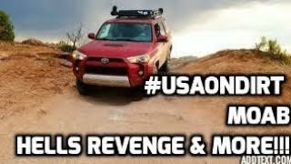 Moab Hells Revenge and Fins N Things in Stock Toyota 4Runner [upl. by Faunia]