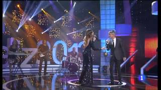 Sergio Dalma y Leire Martínez  La cosa más bella Gala Nochevieja 2012 TVE [upl. by Adyela898]