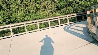 Bicycle trail Shingle Creek Park kissimmee Florida❤️Relax nature [upl. by Alarick]