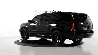 2007 CADILLAC ESCALADE ESV 62L BLKBLK REAR ENT INFO PKG SOUND PKG 26quot LORENZO [upl. by Woodie]