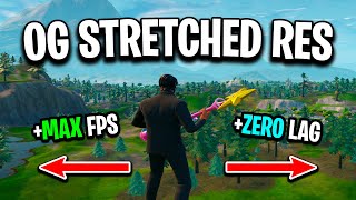 How To Get STRETCHED RESOLUTION in Fortnite OG Best Stretched Resolution [upl. by Gwennie]