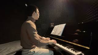 My 5 years and 7 months piano progress Beethovens piano sonata No 8 2nd Movement Easy Ver [upl. by Eifos]