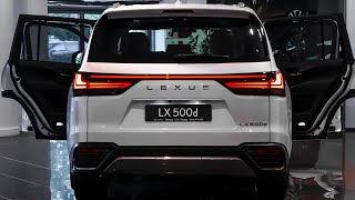 2024 White Lexus LX 500d  Luxury SUV in Detail [upl. by Ram392]