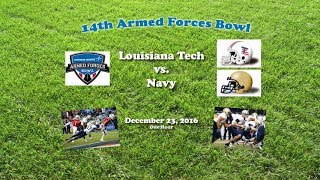 2016 Armed Forces Bowl Louisiana Tech v Navy One Hour [upl. by Hcirdla526]