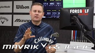 Rogue vs Mavrik  Callaway Irons Fitters Test callawayirons [upl. by Fagen389]