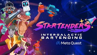 Startenders VR  Intergalactic Bartending  Gameplay  Meta Quest 2 [upl. by Kyriako]