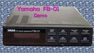 Yamaha FB01 Demo [upl. by Sanalda]