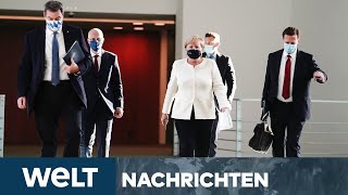 WELT NEWS IM STREAM Auf diese CoronaMaßnahmen haben sich Merkel und die Länder geeinigt [upl. by Hancock]