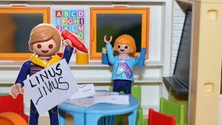 Linus lernt schreiben  Playmobil Geschichte mit Familie Fröhlich  Playmobil Film deutsch [upl. by Gladi729]