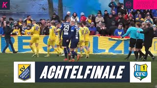 Pflichtaufgabe für den CFC  SV PanitzschBorsdorf  Chemnitzer FC Sachsenpokal Achtelfinale [upl. by Etnod448]