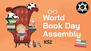 World Book Day Assembly KS2 video [upl. by Nerad]