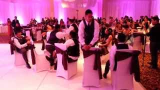 The Groomsmen Surprise New Bride with an Epic Dance Set [upl. by Uzzia838]