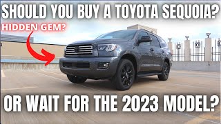 Should you buy a Toyota Sequoia Or wait for the 2023 model [upl. by Keelin]