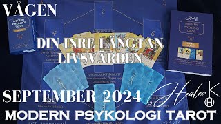 Vågen ♎️ September 2024  Din Inre Längtan  Livsvärden  Modern Psykologi Tarot  Healer K [upl. by Hoes248]