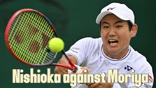 Nishioka Yoshihito vs Moriya Hiroki  Yokkaichi challenger 1R [upl. by Mosa]