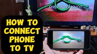 How to connect phone to TV  Paano iconnect ang cellphone sa TV  connect phone to TV [upl. by Magdalene]